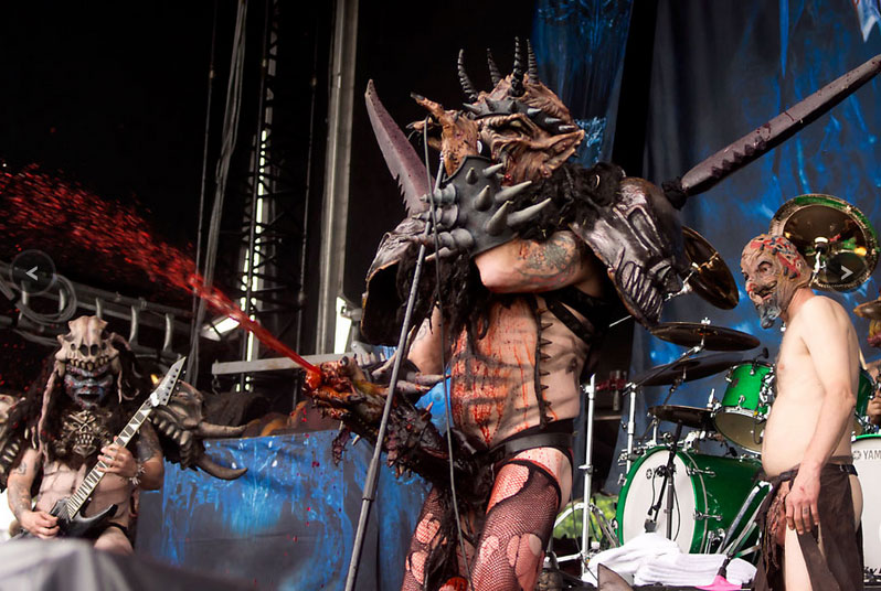 Gwar at Soundwave Festival 2014 in Brisbane, reviewed by Andrew McMillen for The Vine. Photo credit: Justin Edwards