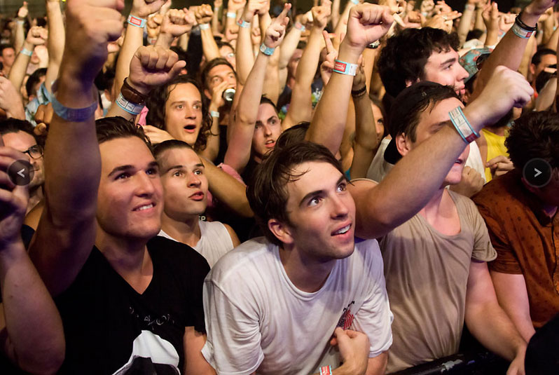 The Vine live review: Laneway Festival Brisbane, January 2014, by Andrew McMillen. Photo credit: Justin Edwards
