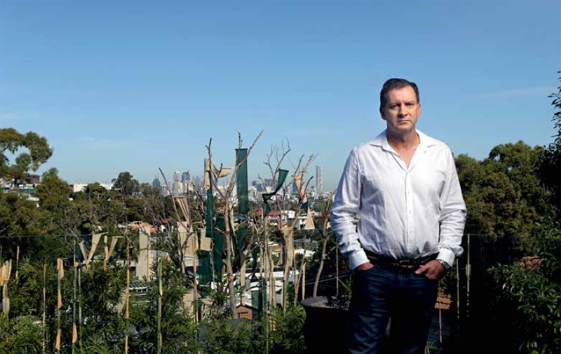 Qweekend story: 'View To A Kill: Brisbane tree vandalism' by Andrew McMillen, June 2015. Photograph of Steven Mann by Russell Shakespeare